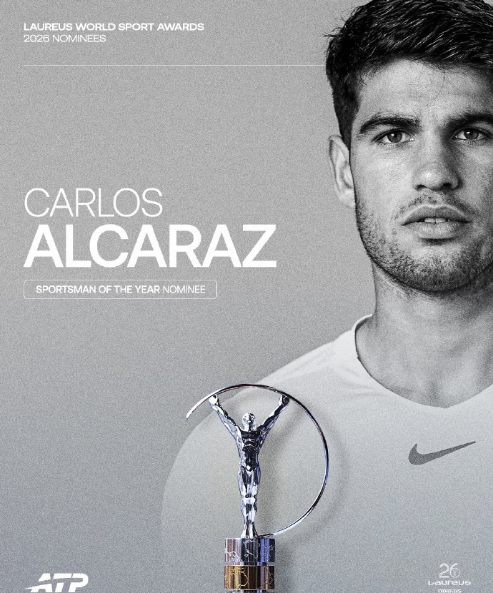 开云登录入口-2026劳伦斯奖提名发布，网坛五人上榜！|辛纳|阿尔卡拉斯|卡洛斯·阿尔卡拉斯|姚明|刘翔_新浪体育_新浪新闻