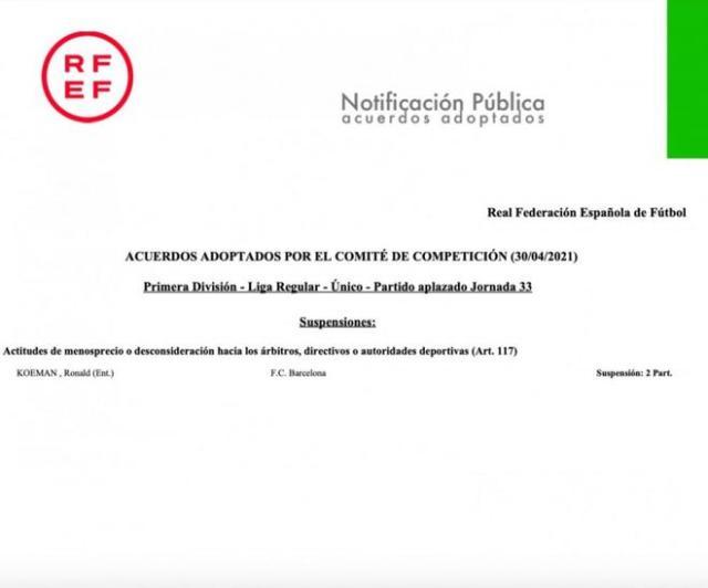 Kaiyun开云中国官网-【夜读】争冠悬了?巴萨主帅科曼被禁赛两场